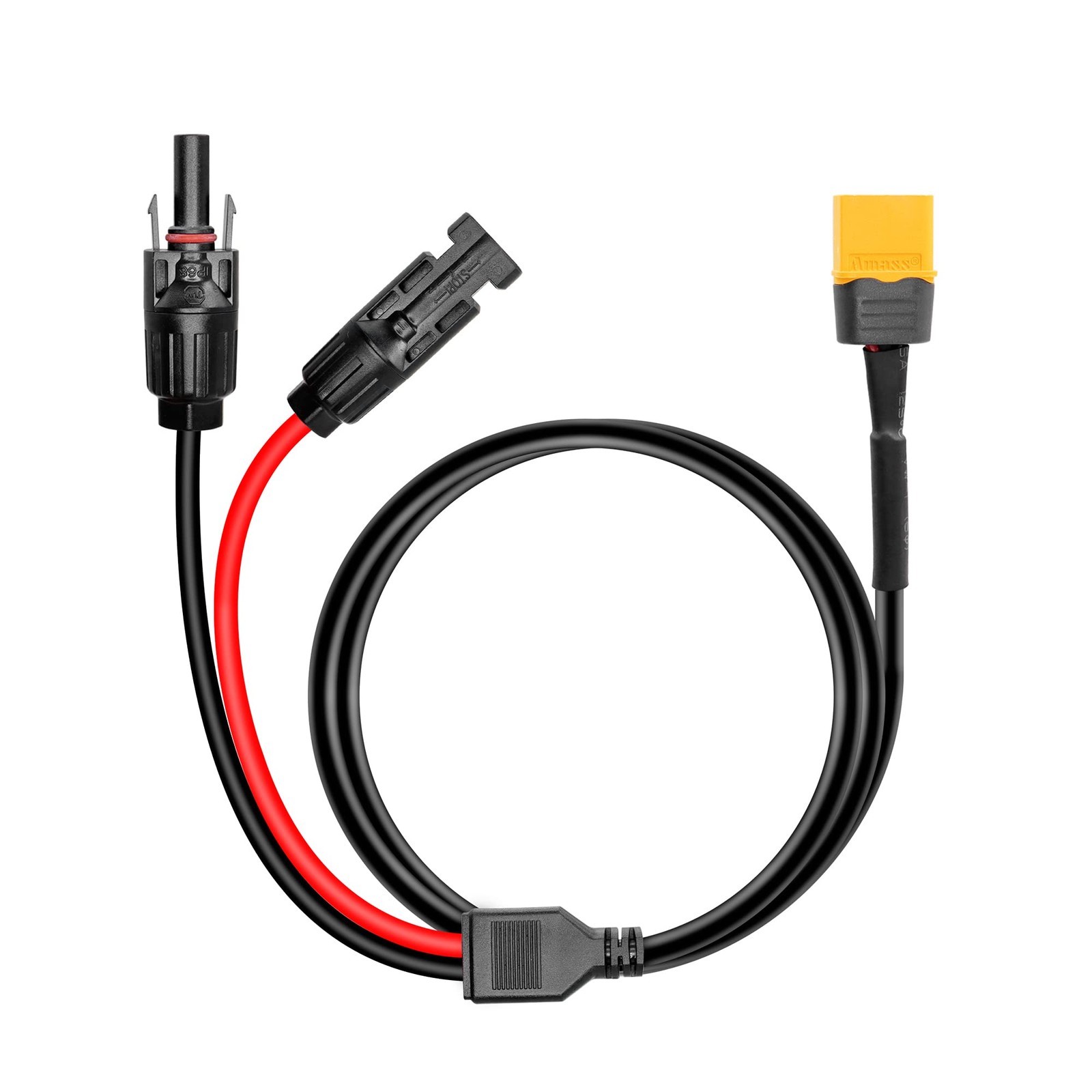 Solar Connector to XT60 Male Adapter Cable,1.8m/5.9ft XT60 Male Connector Con…