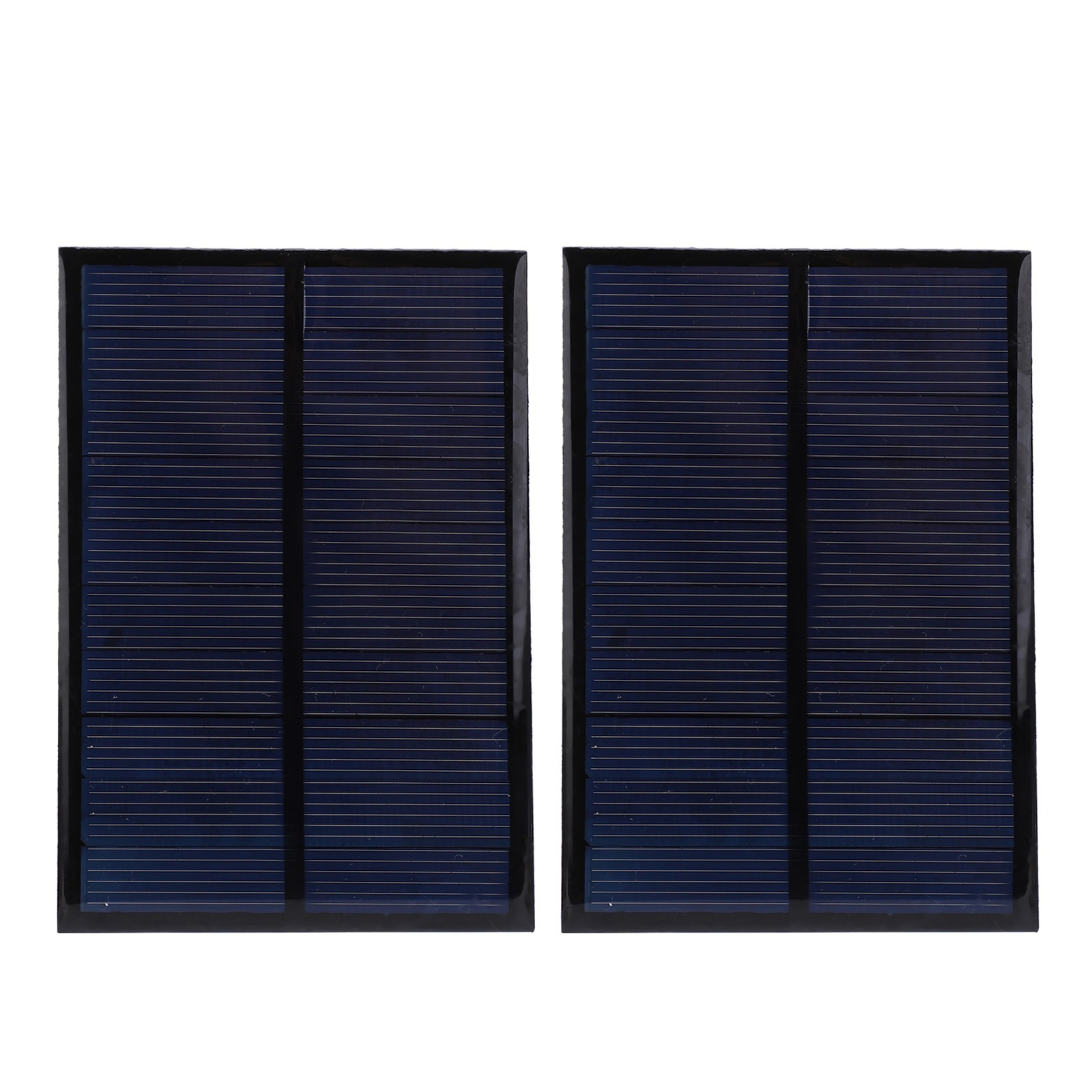 2Pcs Solar Panel Epoxy Power Module Battery Polysilicon Supplies 5V 500MA