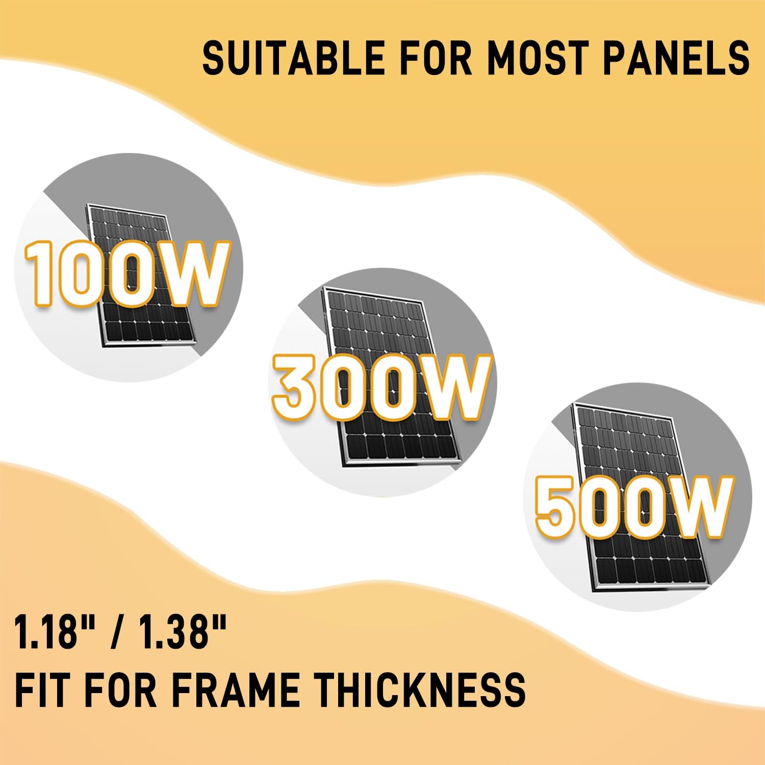 Solar Panel Mounting Brackets, Roof Mount Kit, Rails and Clamps Included for …