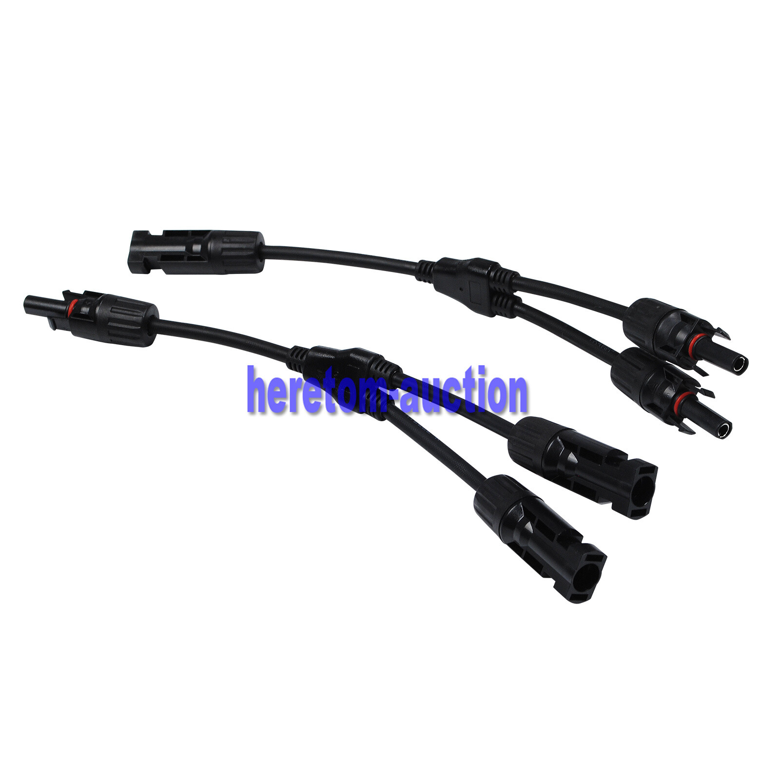 Solar Panel Y Branch Cable Connection Waterproof Adapter Connector Extension