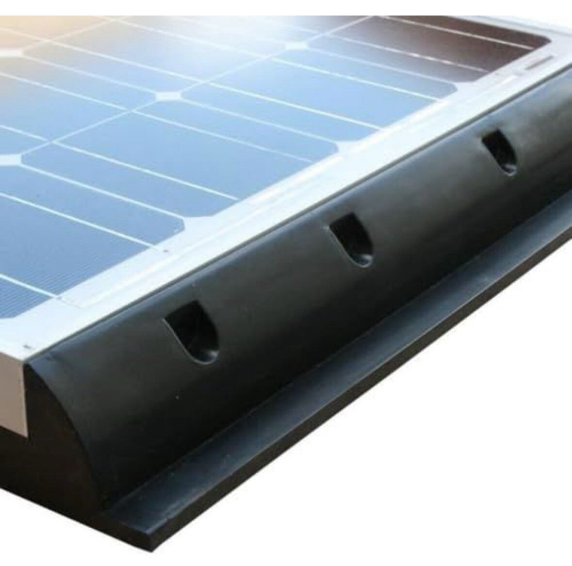 VANZACK 2pcs ABS Solar Panel Mounting Brackets for RVs & More