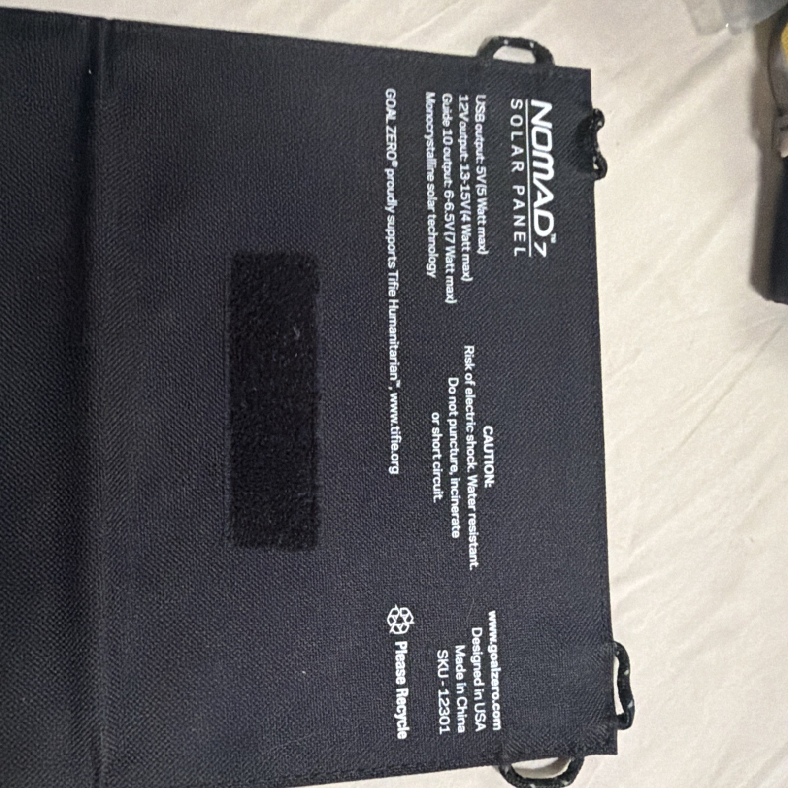 Goal Zero Nomad 7 Portable Solar Panels. 2 Sets Can Be Chained Together.