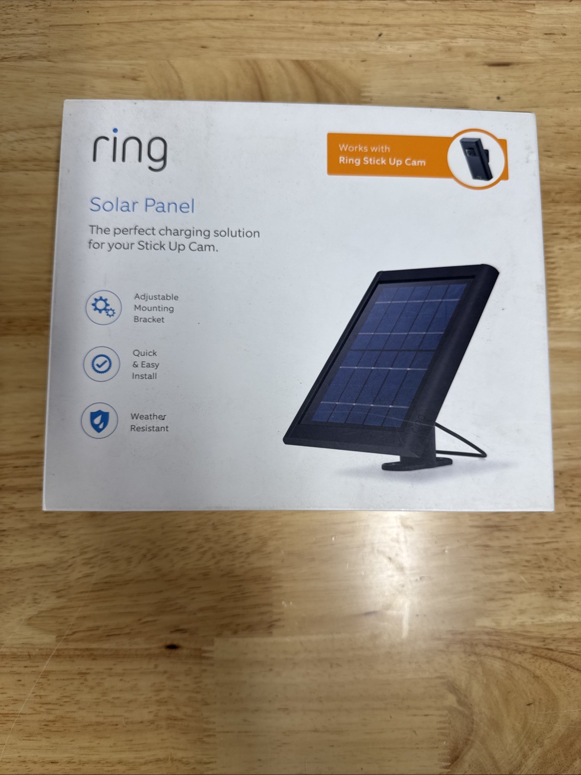 RING Solar Panel 2W 5V For Ring STICK UP CAMERA- New