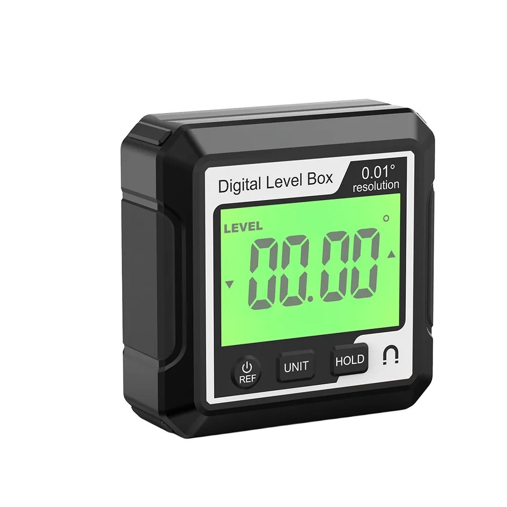 Digital Protractor with Magnetic Attachment and Compact Portable Design