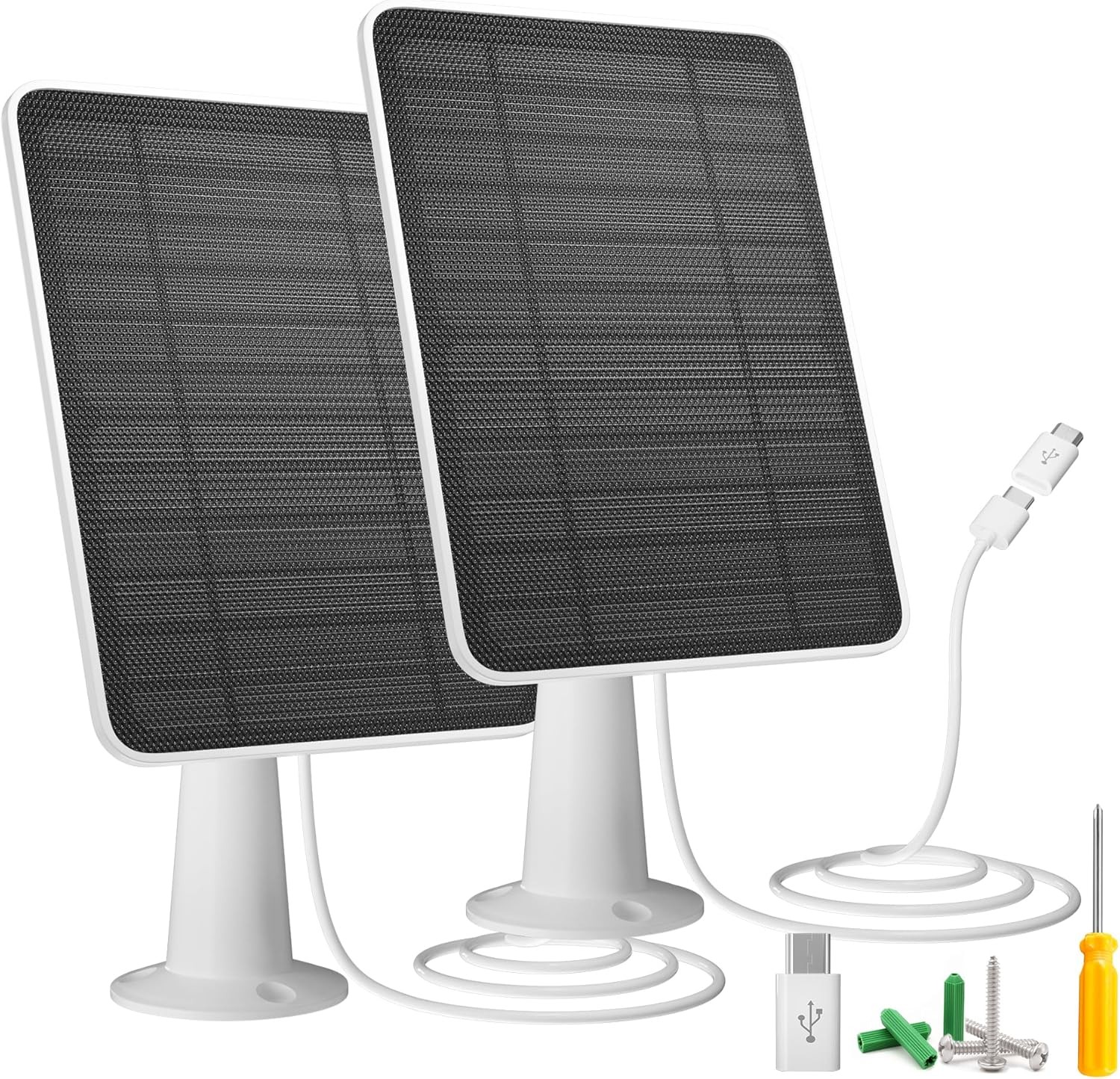 Solar Panel Charger Compatible with Vision Well Battery Powered Wireless Outdoor