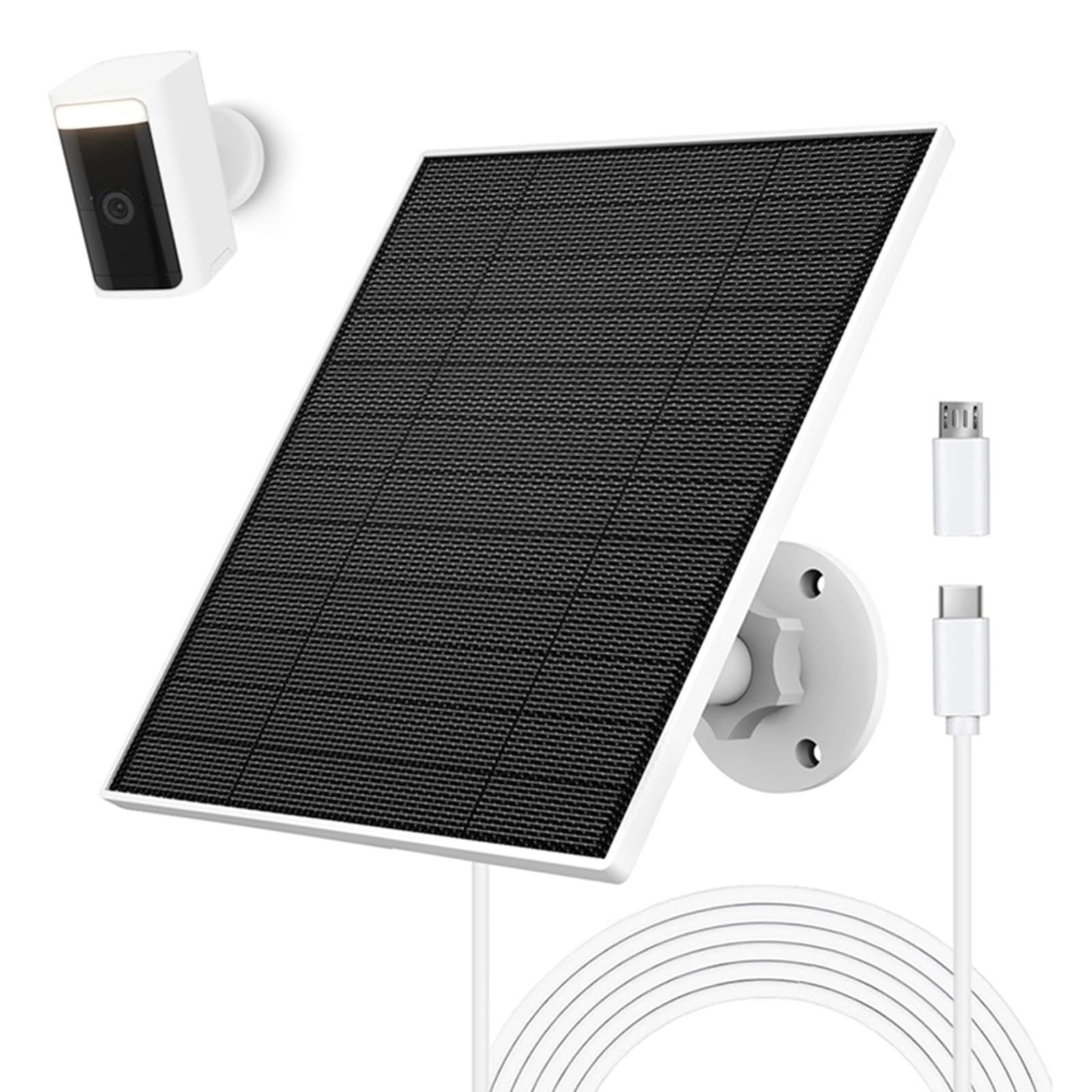 EverExceed 5W Solar Panel Compatible with Wyze Battery Cam Pro, Cam Outdoor V…