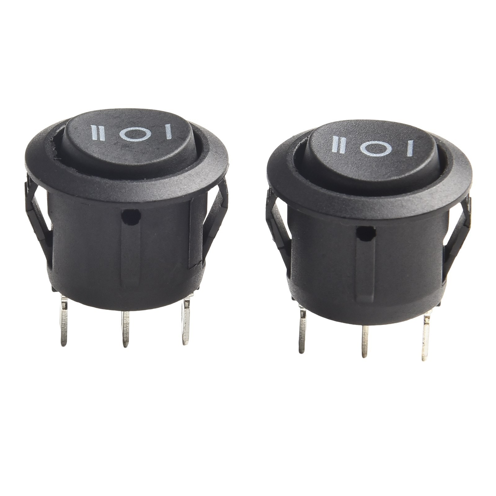 Convenient Package of 4 Momentary Rocker Switches 3 Pin 3 Position ON Off ON