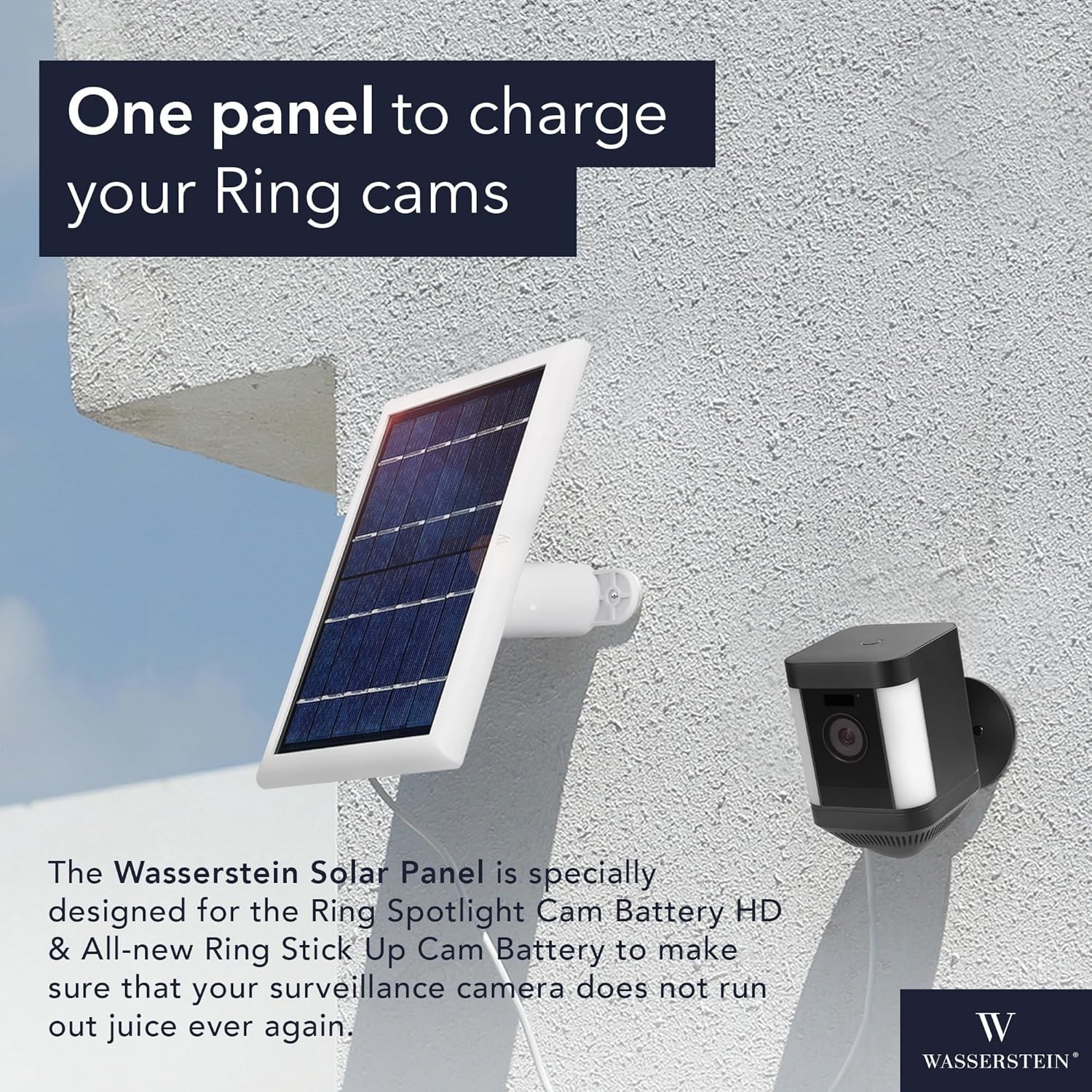 Reliable Solar Charging Solution for Ring Cameras with USB Type-C Connector