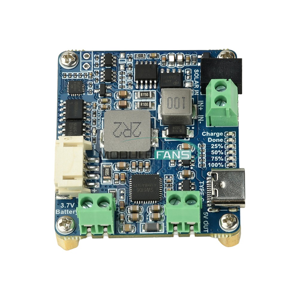 6-24V Solar Panel Power Management Module 5V 3A Supports MPPT, PD QC FCP SFCP