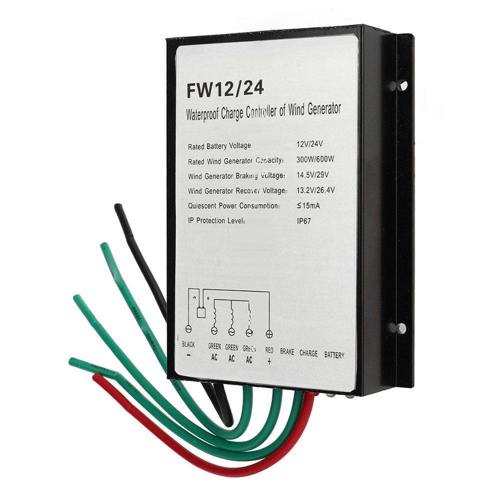 Efficient 600W Wind Turbine Charge Controller for Solar and Wind Energy