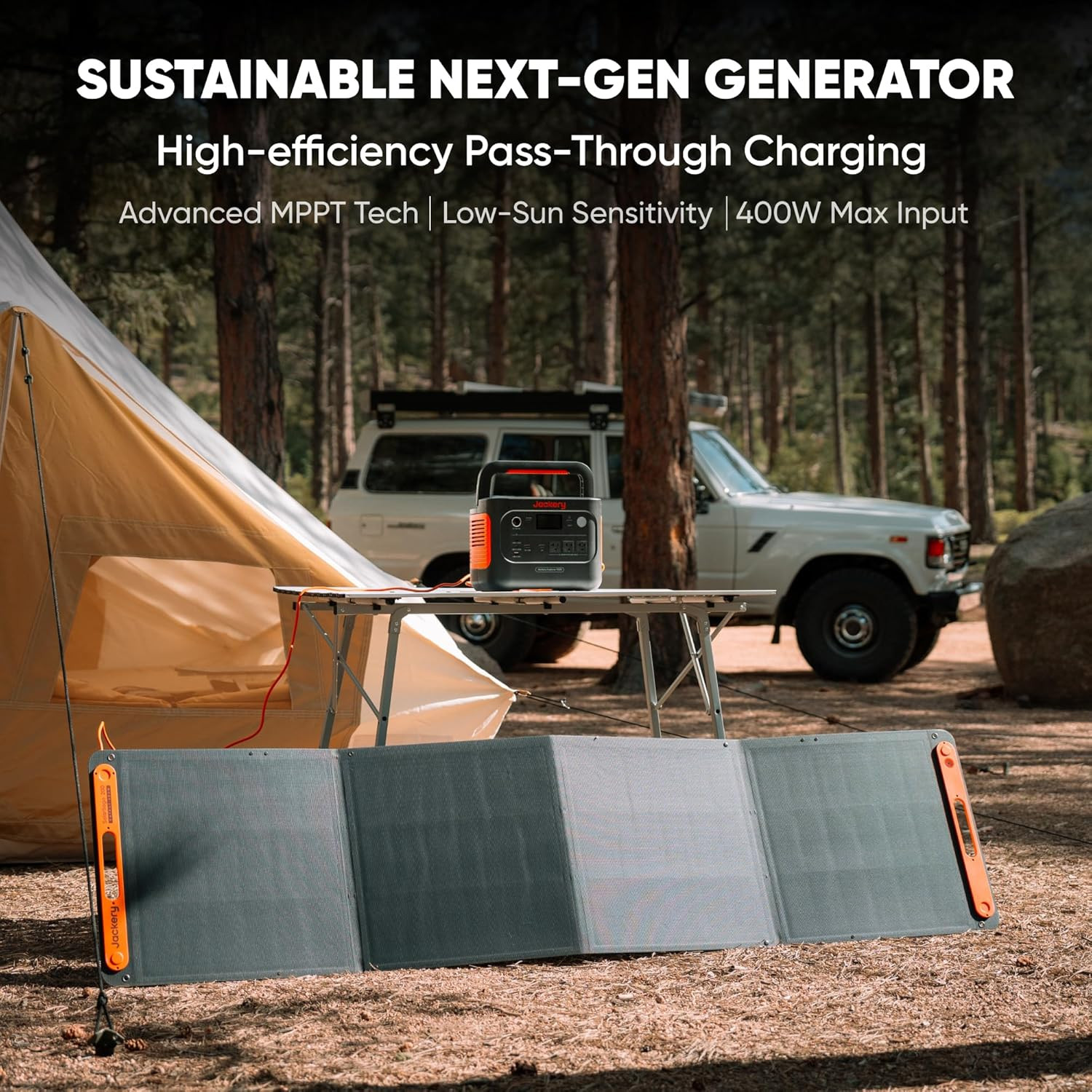 Jackery Explorer 1000 V2 Portable Power Station,1070Wh Lifepo4 Battery,1500W AC/