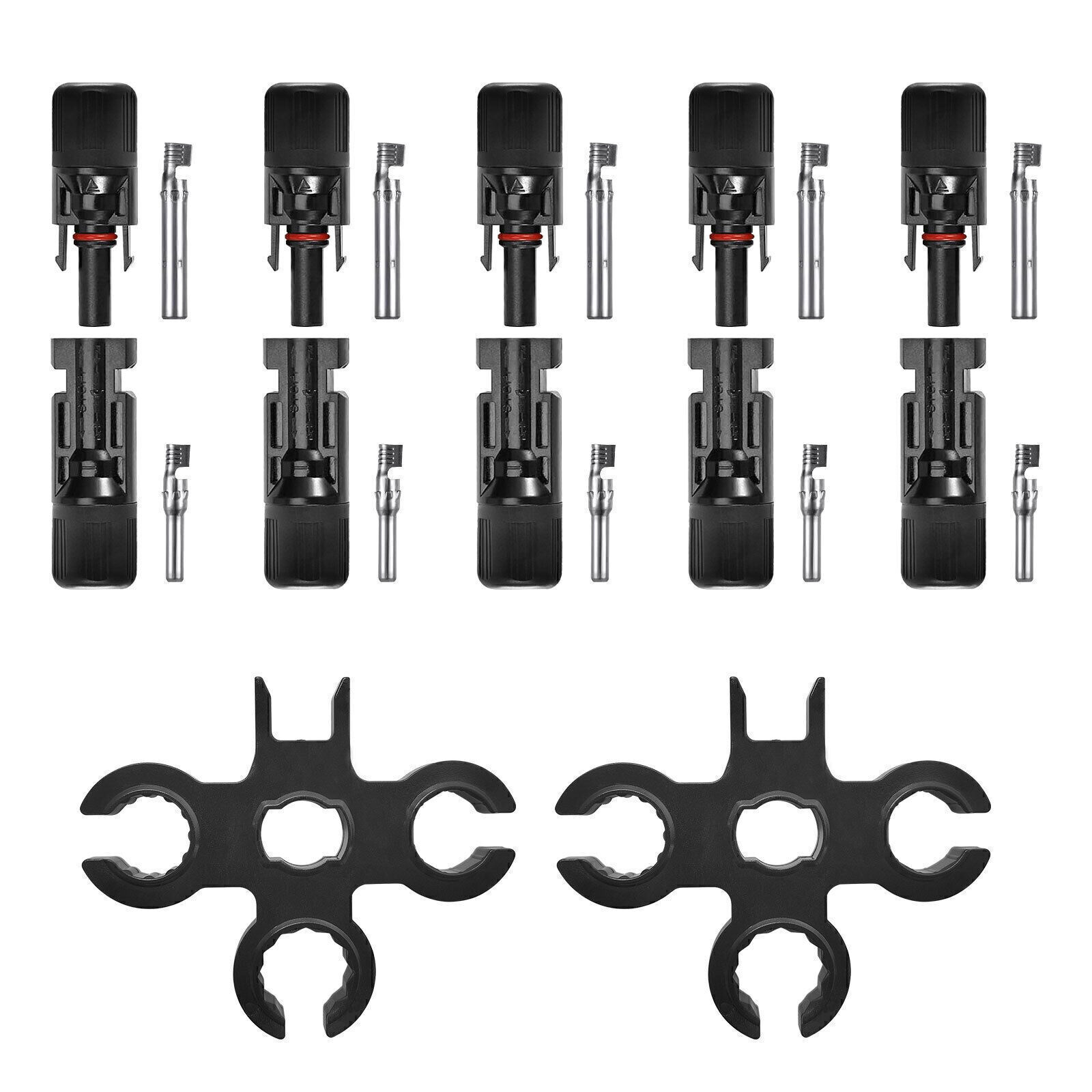 Waterproof Male Female M/F Wire Cable Connector Set Solar Panel 5-20 Pairs