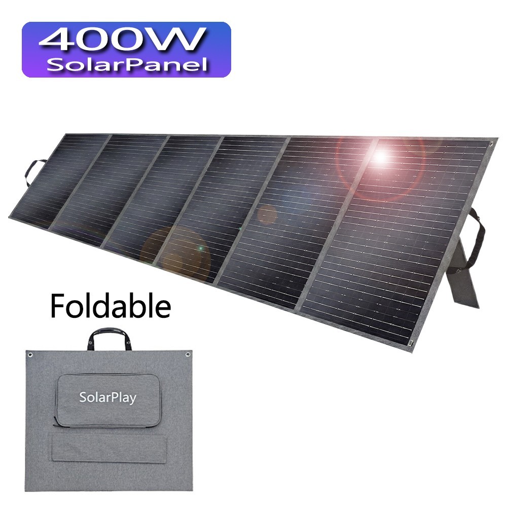 Solarplay 400W Self-supporting Solar Panel Waterproof Portable Solar Battery New