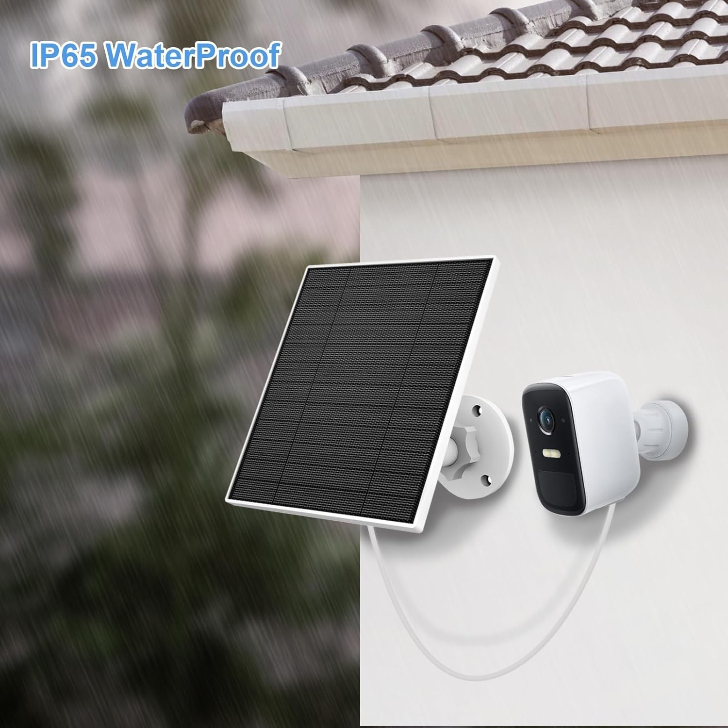 Solar Panel for Eufy Outdoor Camera, 5W Solar Panel Charger
