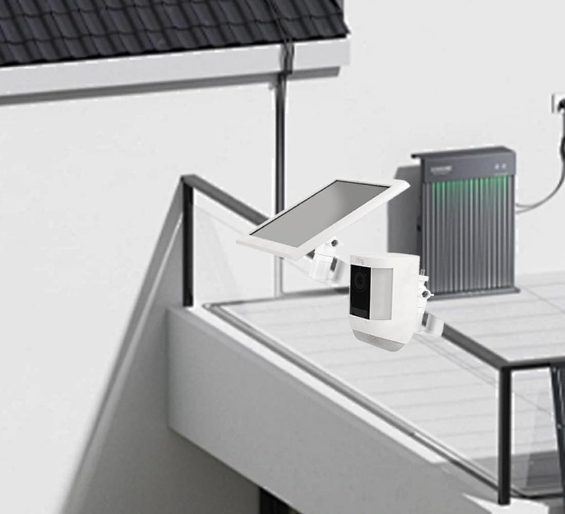 Gutter Mount for Ring, Arlo, Reolink Solar Panels, Universal Weatherproof Alu…