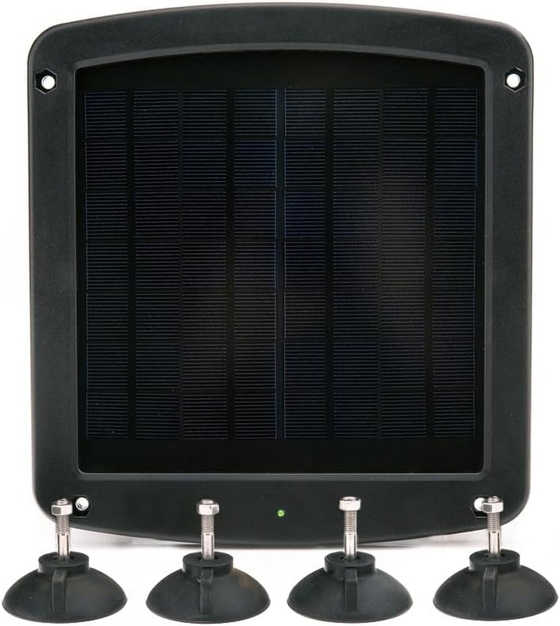 5 Watt Solar Panel 12V Battery Charger with Charge Controller – IP67 Weatherproo