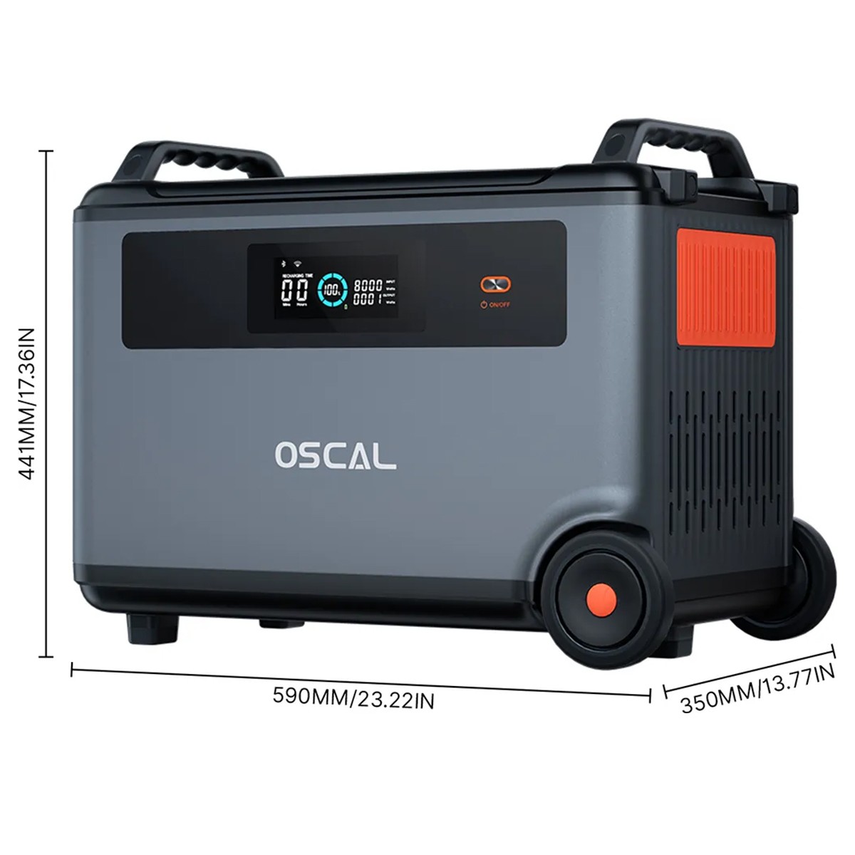 Blackview OSCAL Portable Power Station 7200Wh 3000W PowerMax 3600 +Extra Battery