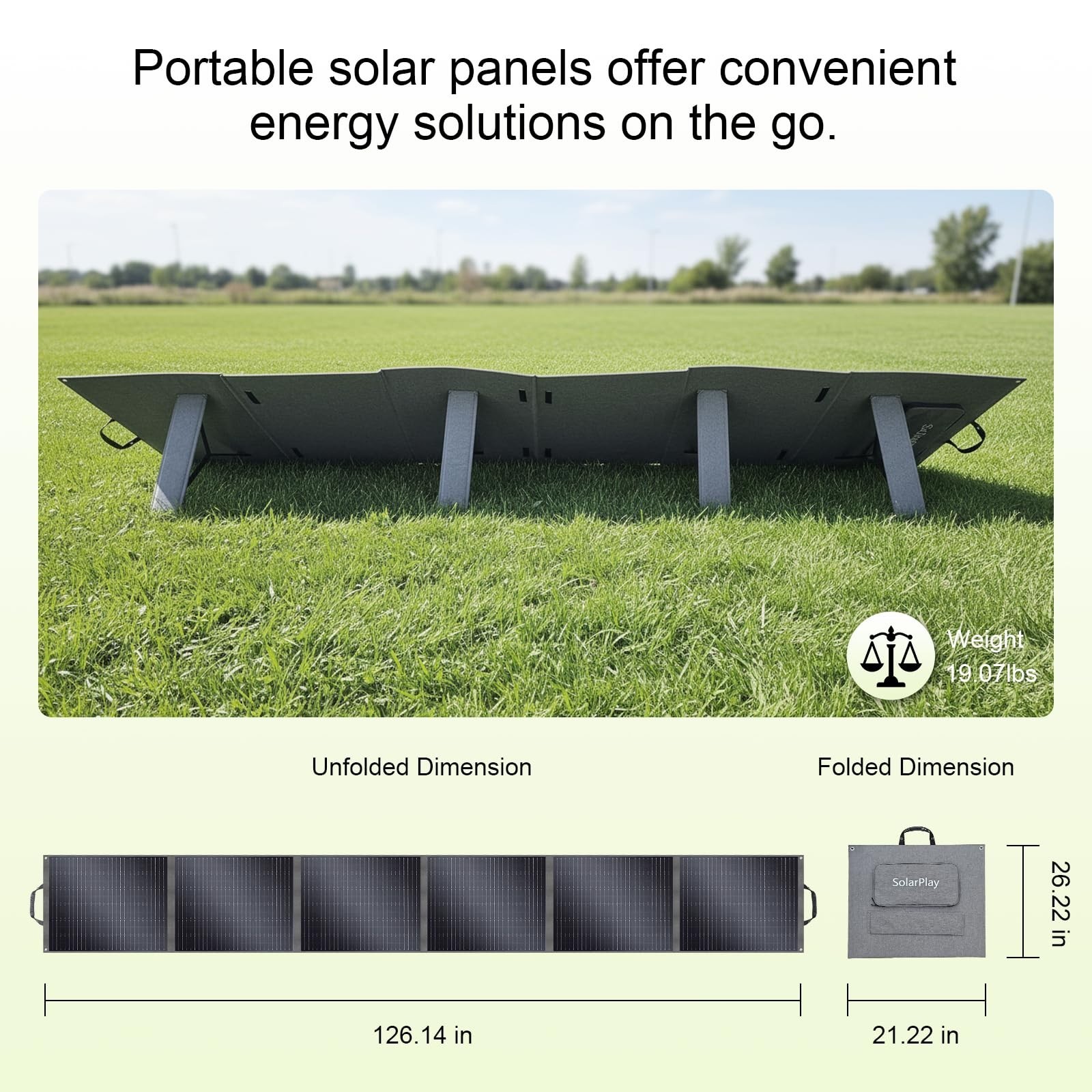 2PCS Foldable 400W Solar Panel ETFE-Coated Monocrystalline 23.4 Conversion Rate