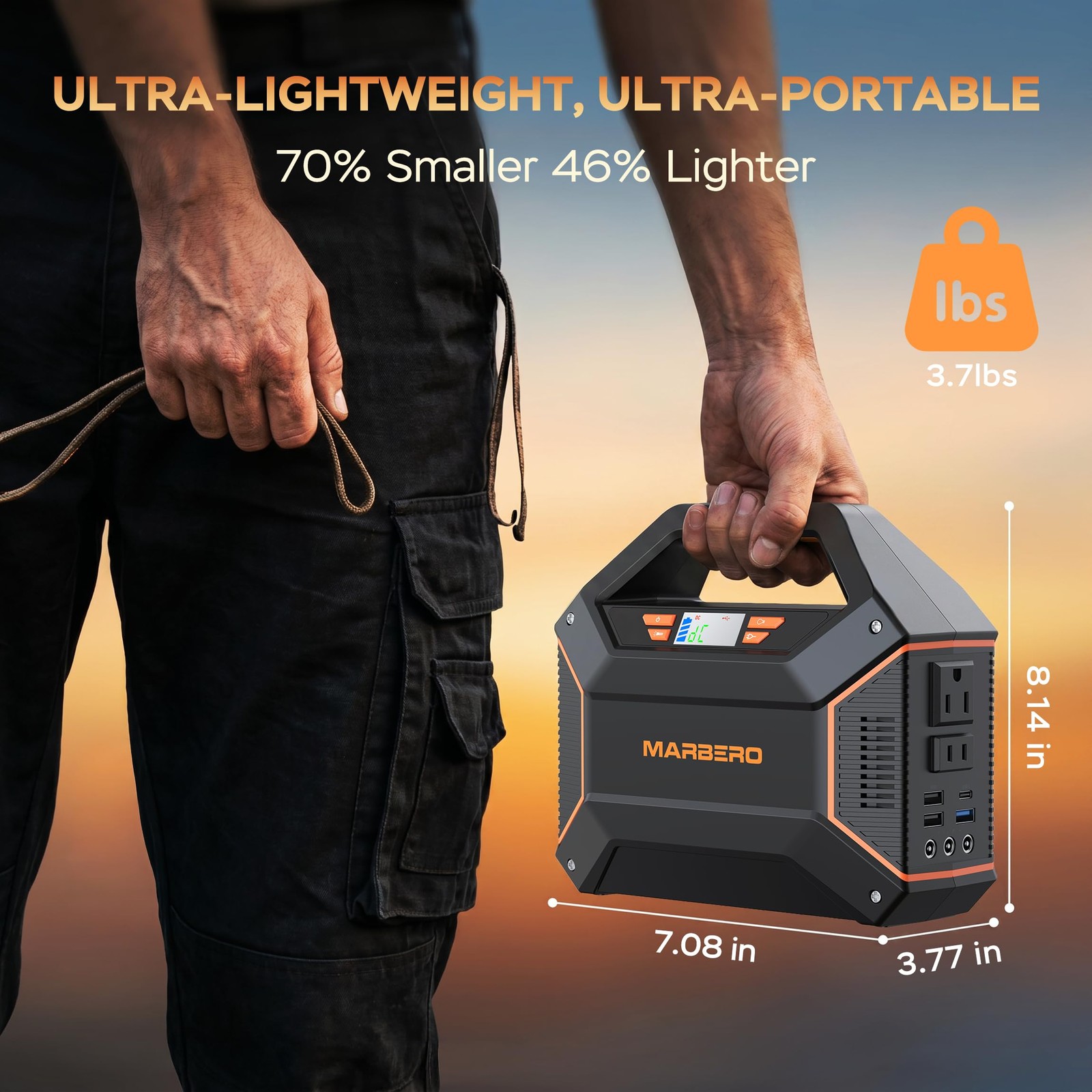155Wh Solar Generator with Solar Panel Included 30W Portable Power Station 10…