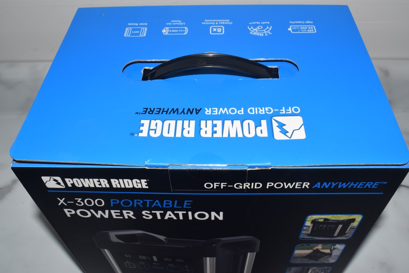 Power Ridge X-300 Portable Power Station 299Wh 83200mAh Lithium Solar Generator!
