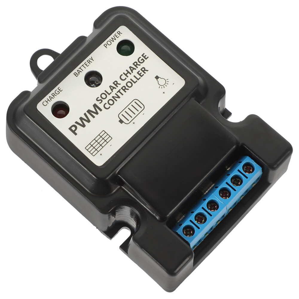 6V 12V 10A Auto Solar Panel Charge Controller Battery Charger Regulator Black