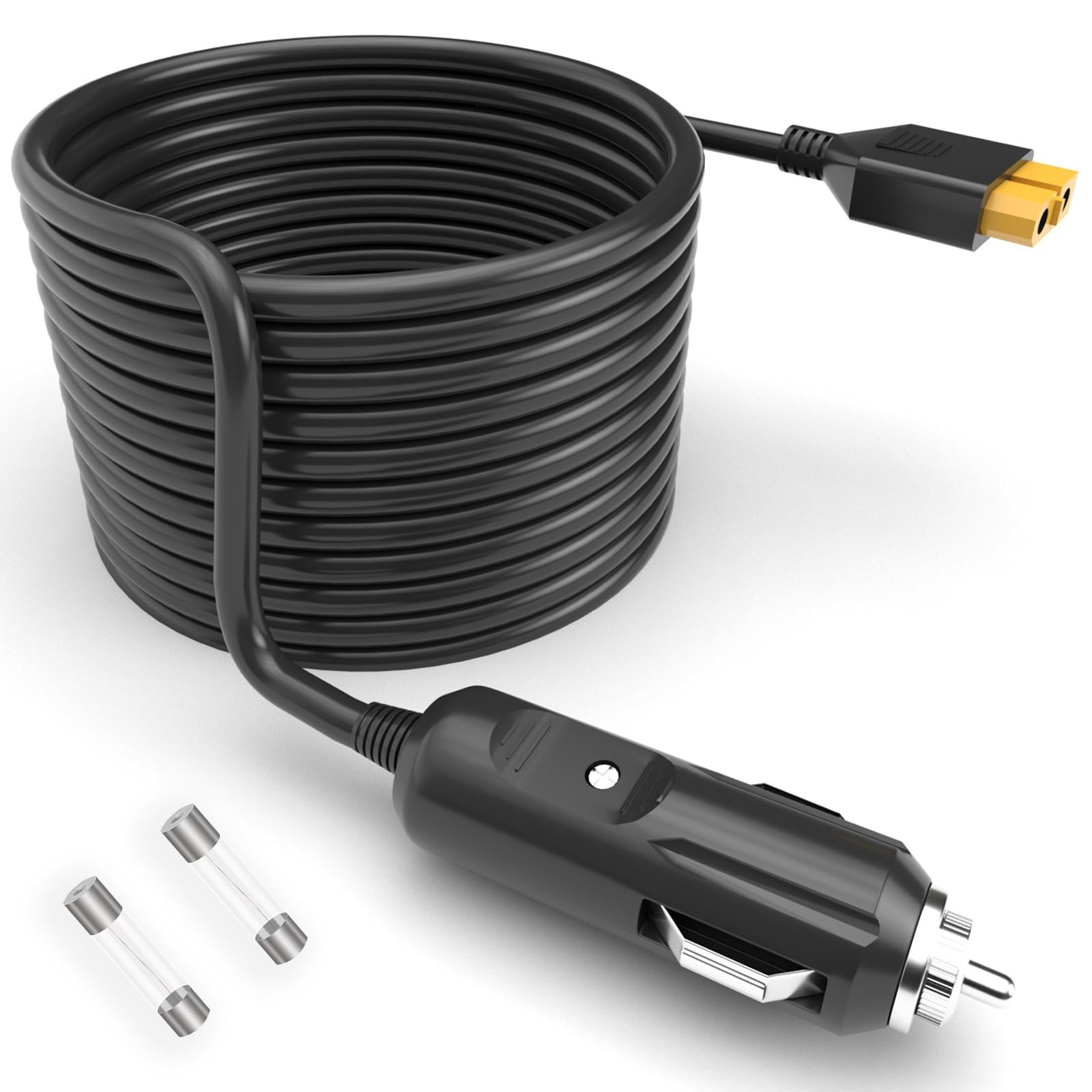 Xt60 Connector Portable Power Station Dc Adapter 6.6ft Extension Cabel 12v/24v C