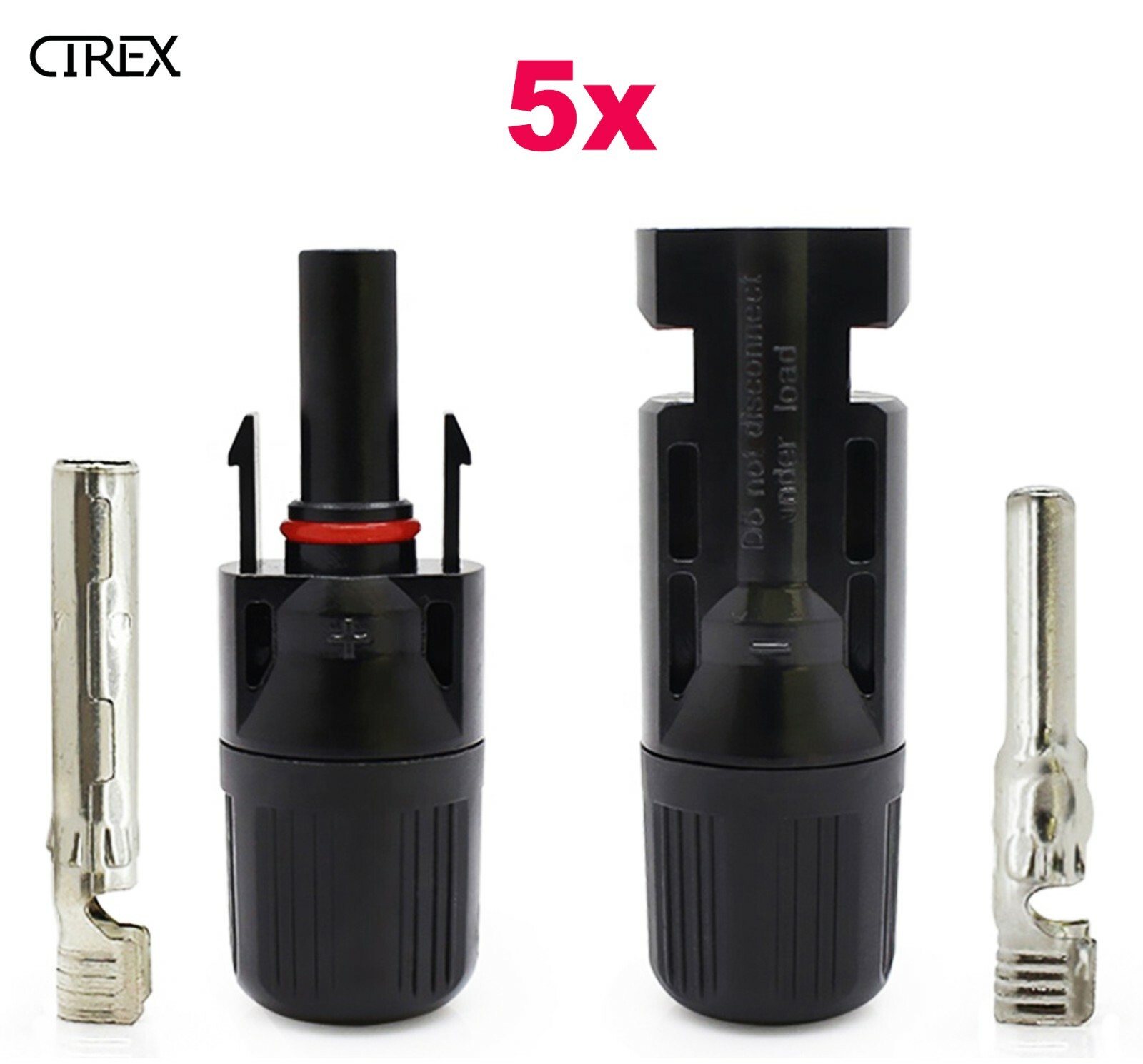 5/10/20 Pairs Solar Panel 30A Line Plug Socket Connectors Male & Female Pv IP67