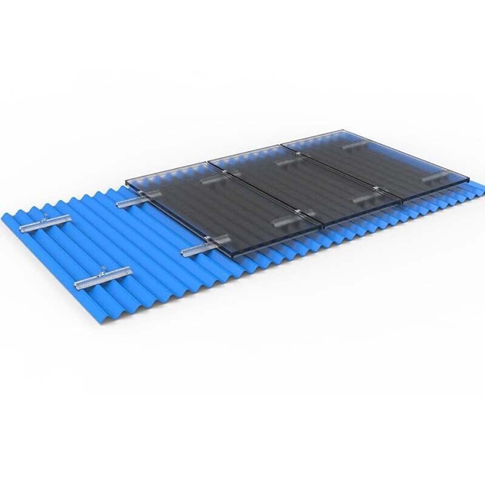 1*Solar Panel Module Aluminum Bracket Rail Trapezoidal Sheet 30cm Dust Resistant