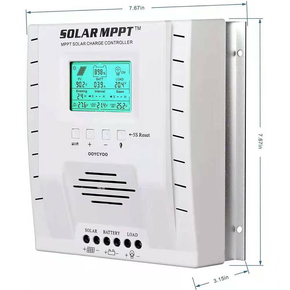 60A MPPT Solar Charge Controller Regulator 12V 24V Lead Acid Lifepo4 Lithium R5