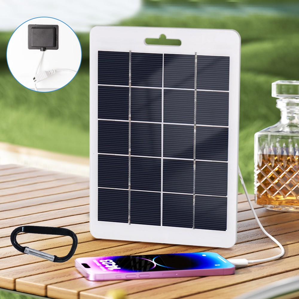 10W Mono Solar Panel For Phone Charging Camping Climbing Solar Charger Generator