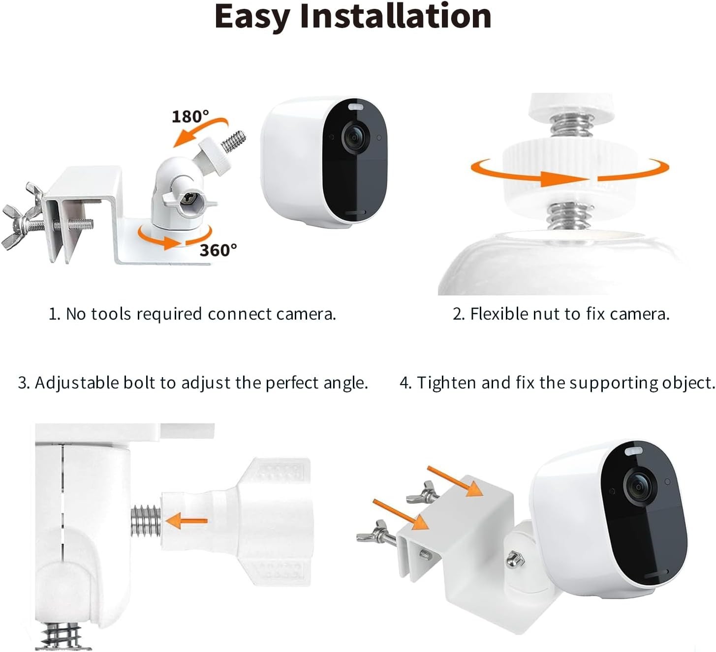 Gutter Mount for Solar Panels & Security Cameras – Easy Installation