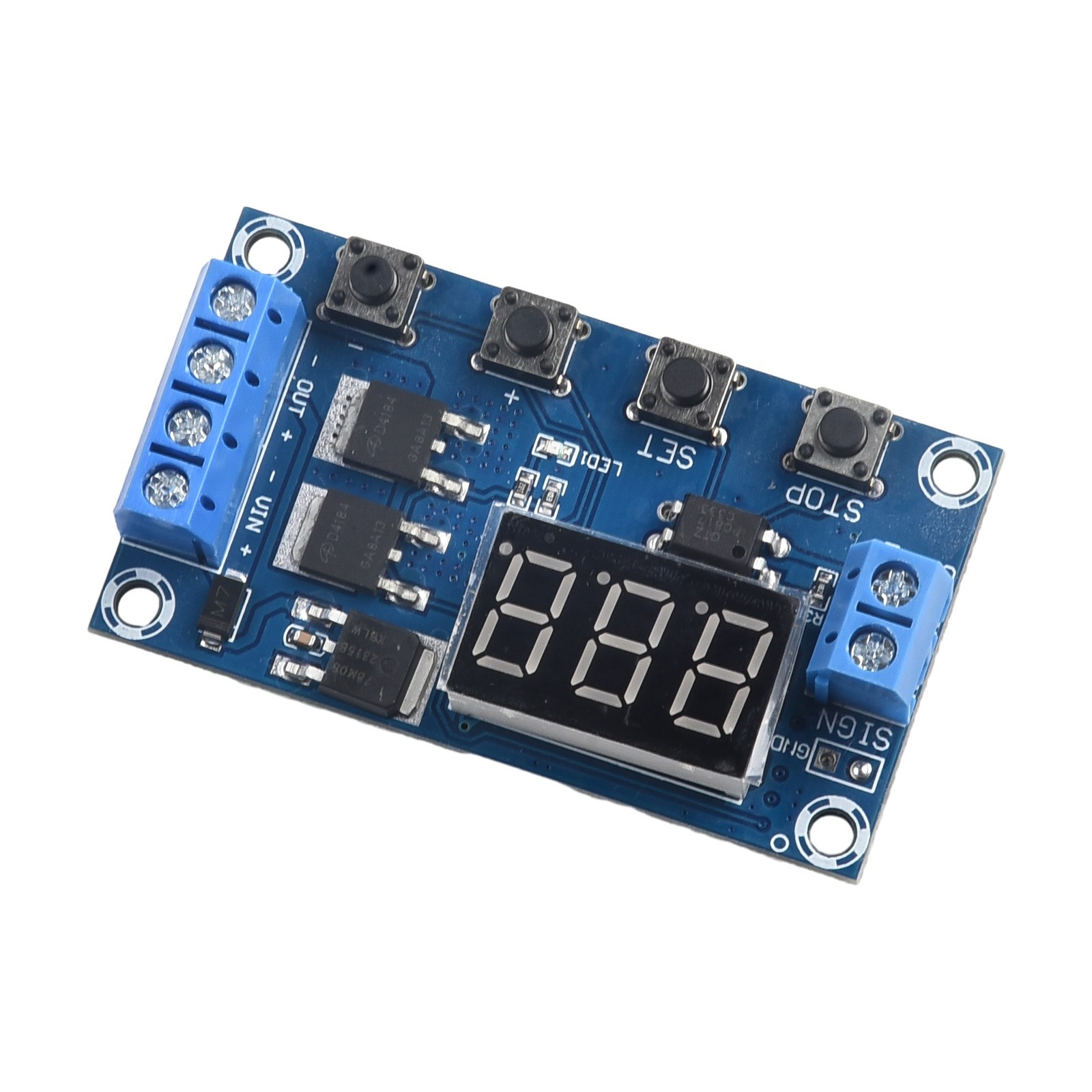 Powerful and Convenient Timer Switch Clear Interface for relay Delay Board