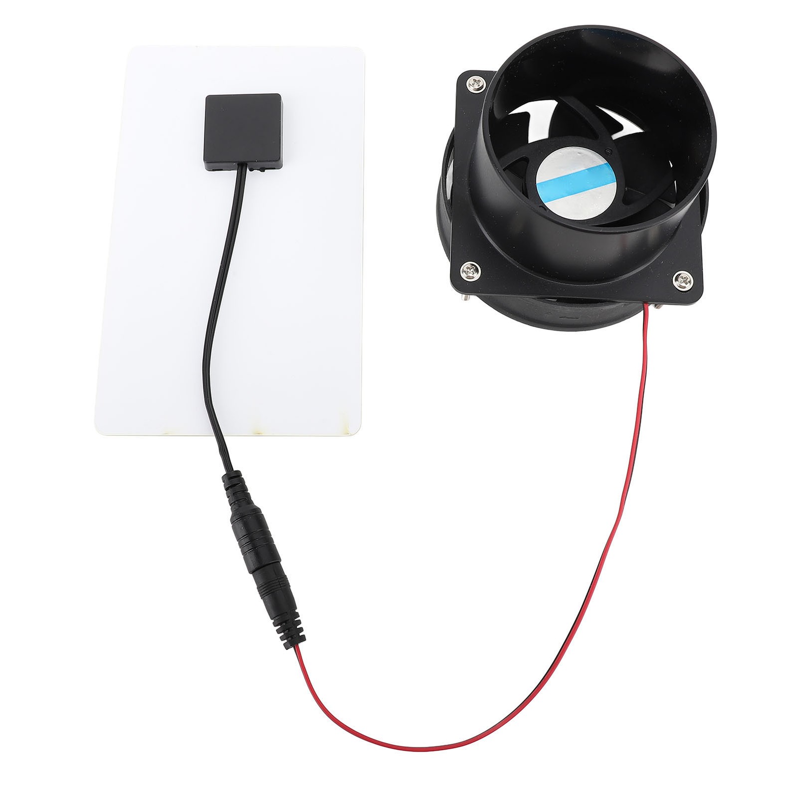 10W Solar Panel Powered Fan Kit Portable Silent Exhaust Fan For Outdoors For