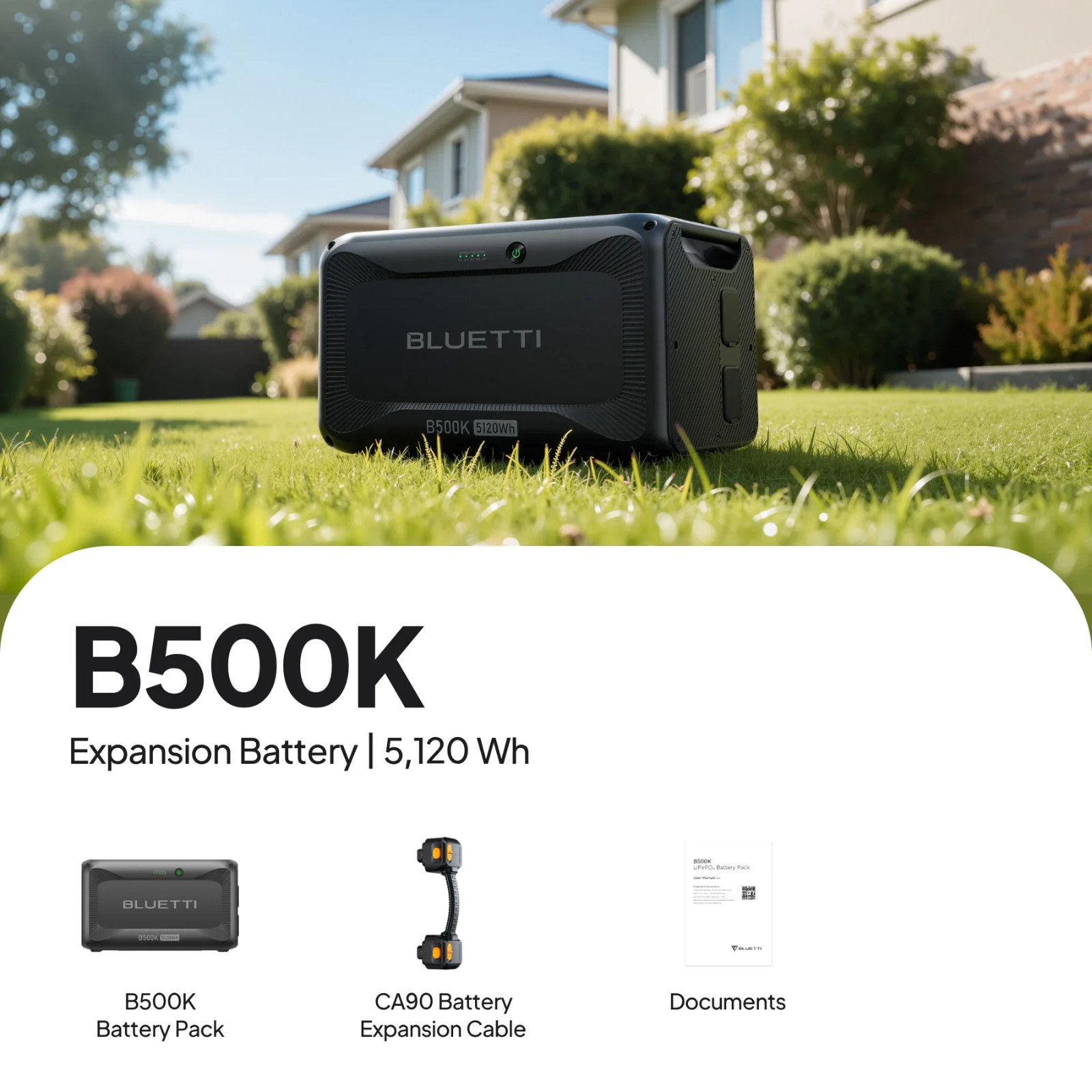 BLUETTI Apex 300 Solar Ready Power Station 7884.8Wh + B500K Battery + SolarX 4K