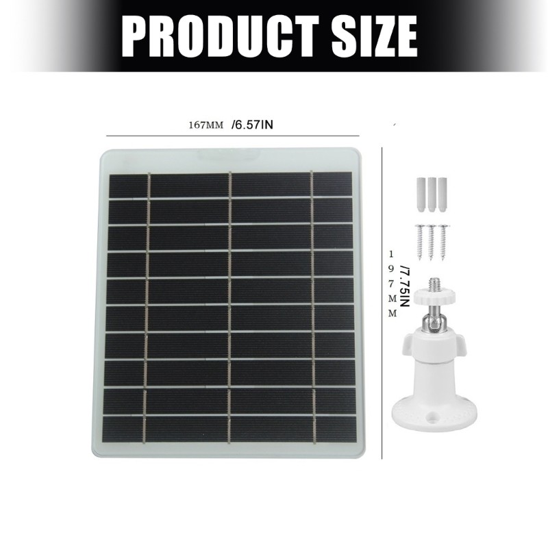 5W5V Solar Charging Board DIRECT CURRENT Strong Build Impermeable For Extended