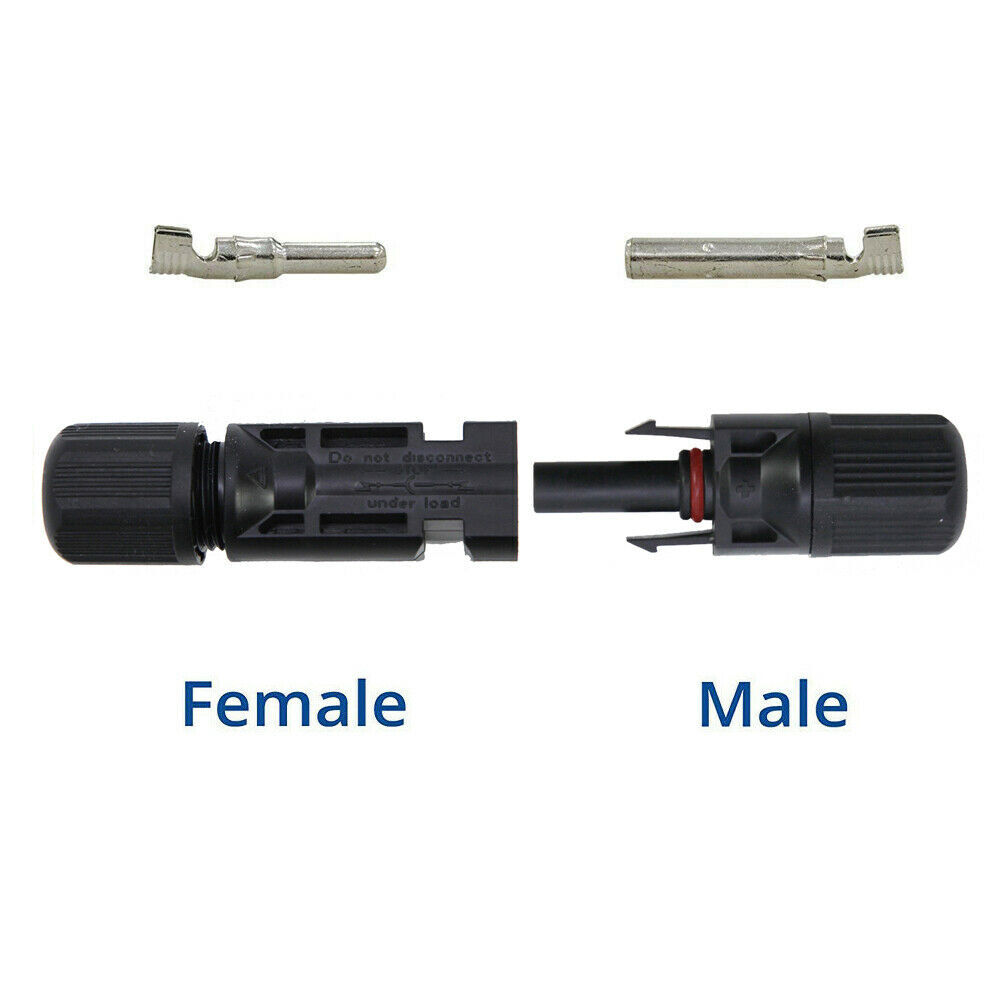 20PCS Solar Pannel Cable Connector Waterproof Male Female Wire Joiners 4mm-6mm