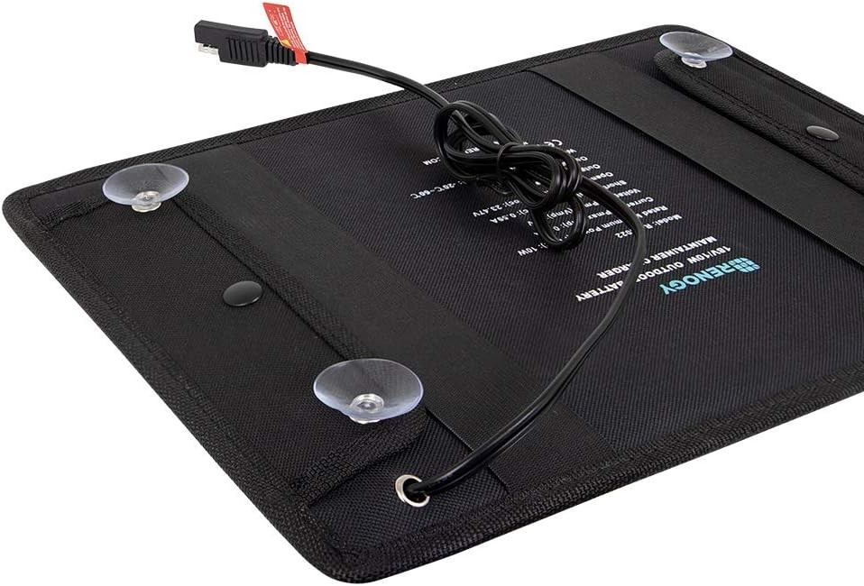 10W Solar Trickle Charger & Battery Maintainer – Portable & Weather Resistant