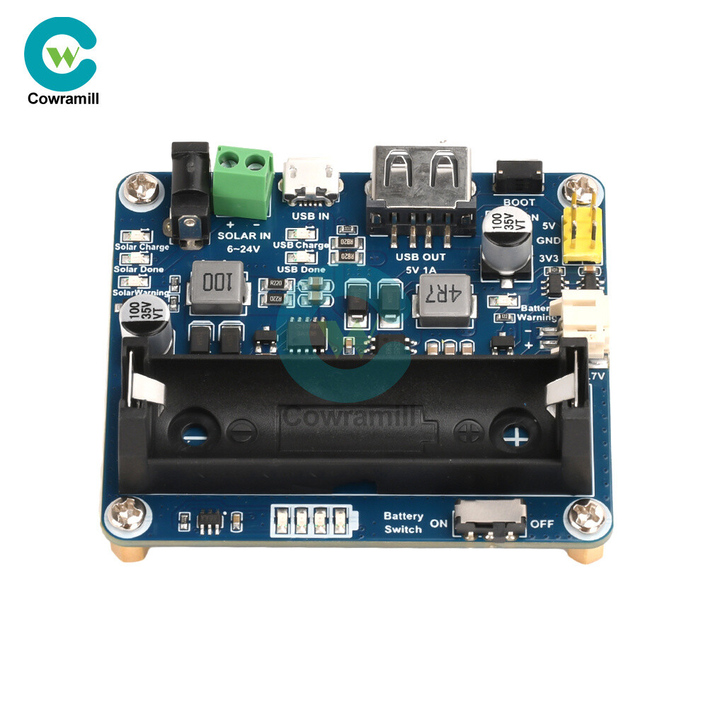 6V~24V Solar Panel Power Management Module Support MPPT 850mAh Li-ion Battery