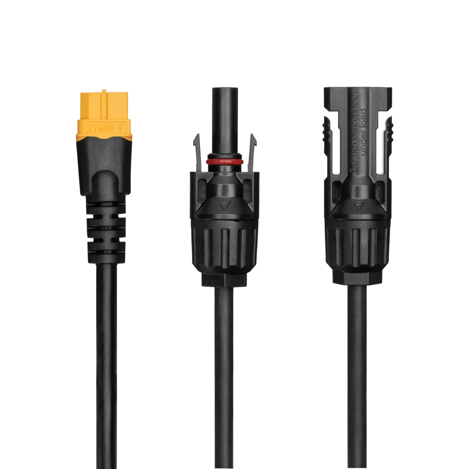 Anker SOLIX MC4-to-XT-60 Black Copper Rubber 25A Flexible Charging Cable