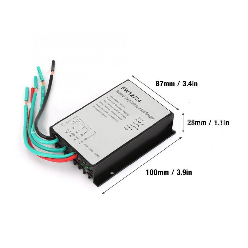 Efficient 600W Wind Turbine Charge Controller for Solar and Wind Energy