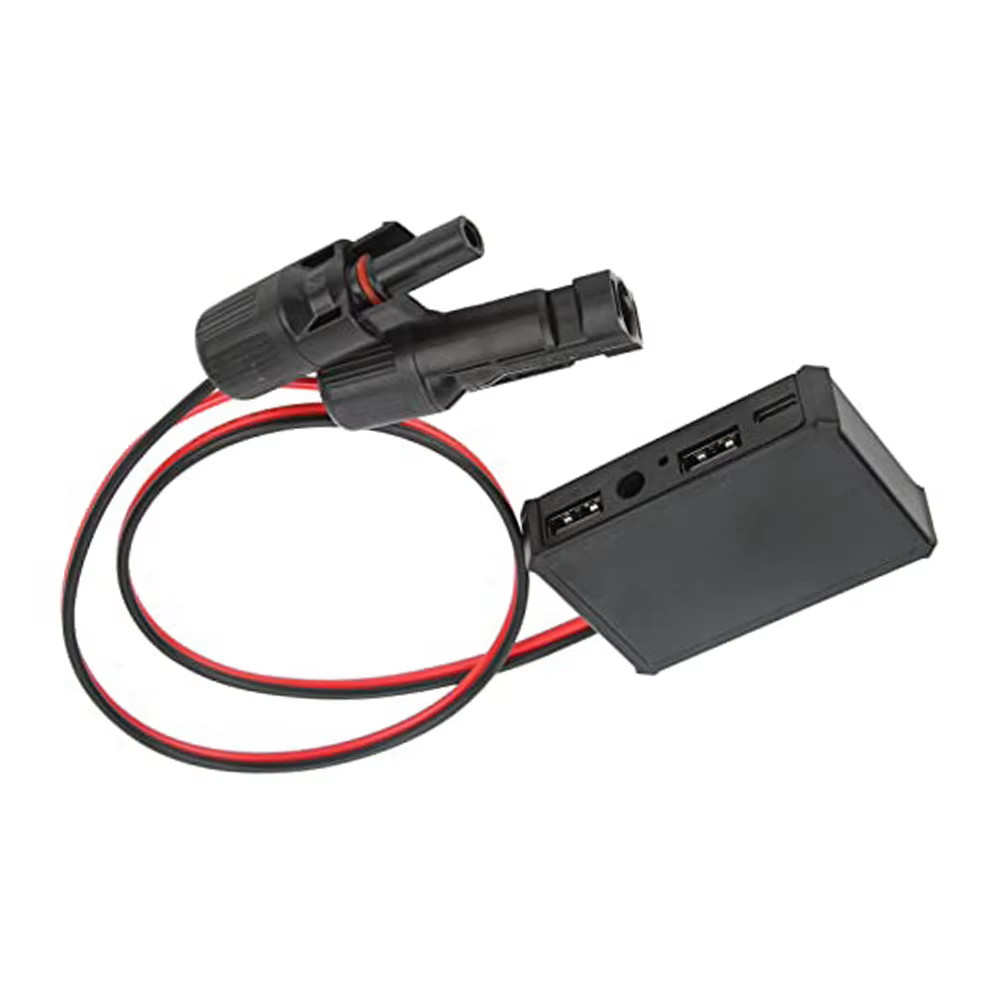 1Pcs Solar Panel Adapter USB Interface Mobile Phone Charging Voltage Stabilizer
