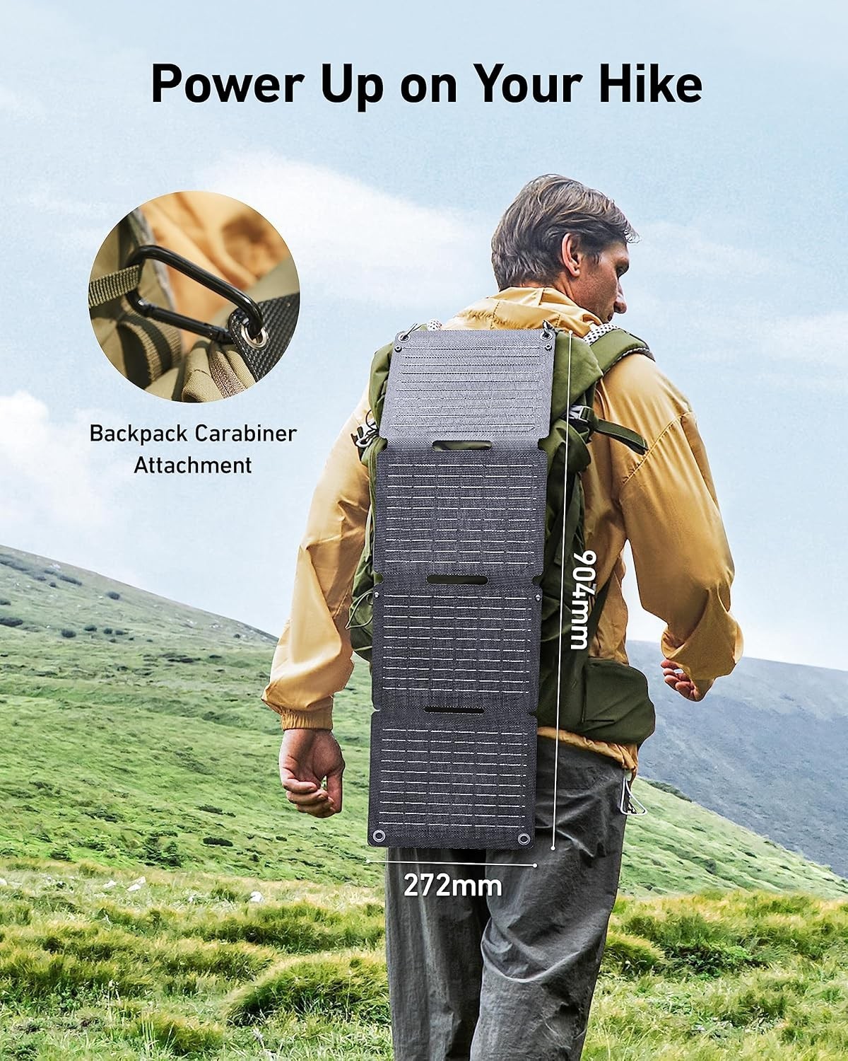 Solix PS30 Solar Panel 30W Foldable Portable Solar Charger IP65 Water & Dust
