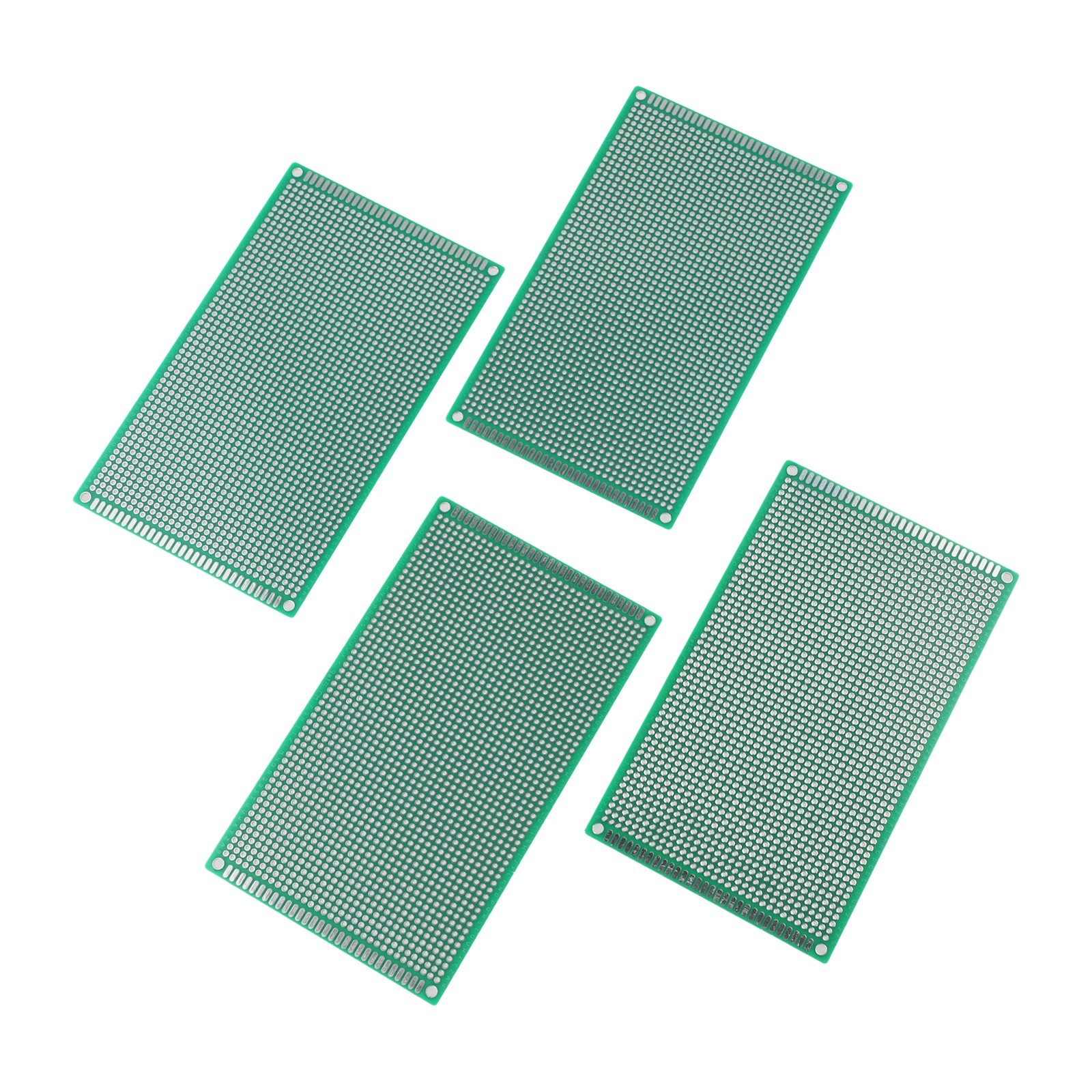 Efficient 9×15 cm Prototype PCB Set of 4 for Quick Electronic Prototyping