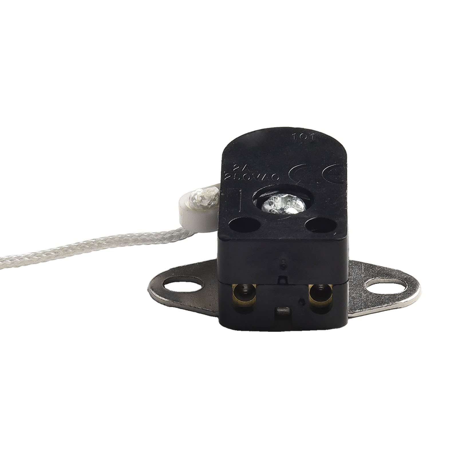 250V Voltage Wall Light Switch Pull Cord Switch Rotating Pull Switch 2A Current