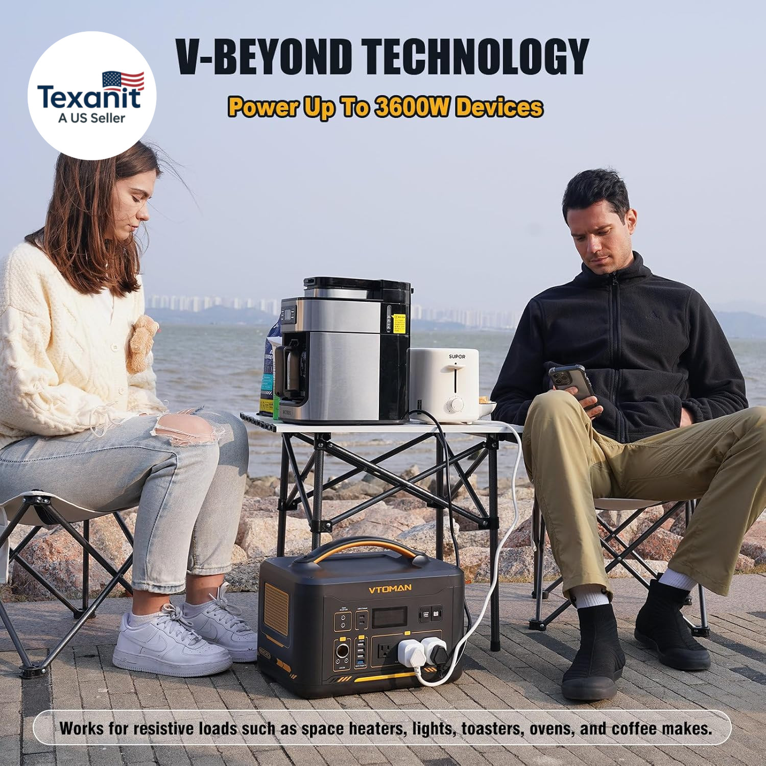 Jump 1800 Portable Power Station with Jump Start, 1548Wh Lifepo4 Solar Generator