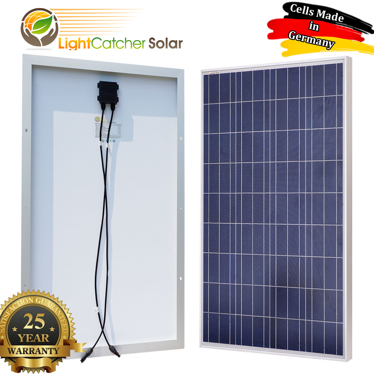 2*100 Watt Solar Panel, 200W 12V or 24 volt Off Grid RV Boat Camper RV, Battery
