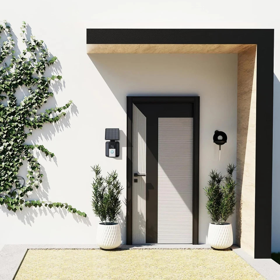 Solar Charger Compatible for Ring Video Doorbell 3/3 Plus/4/Battery Doorbell Plu
