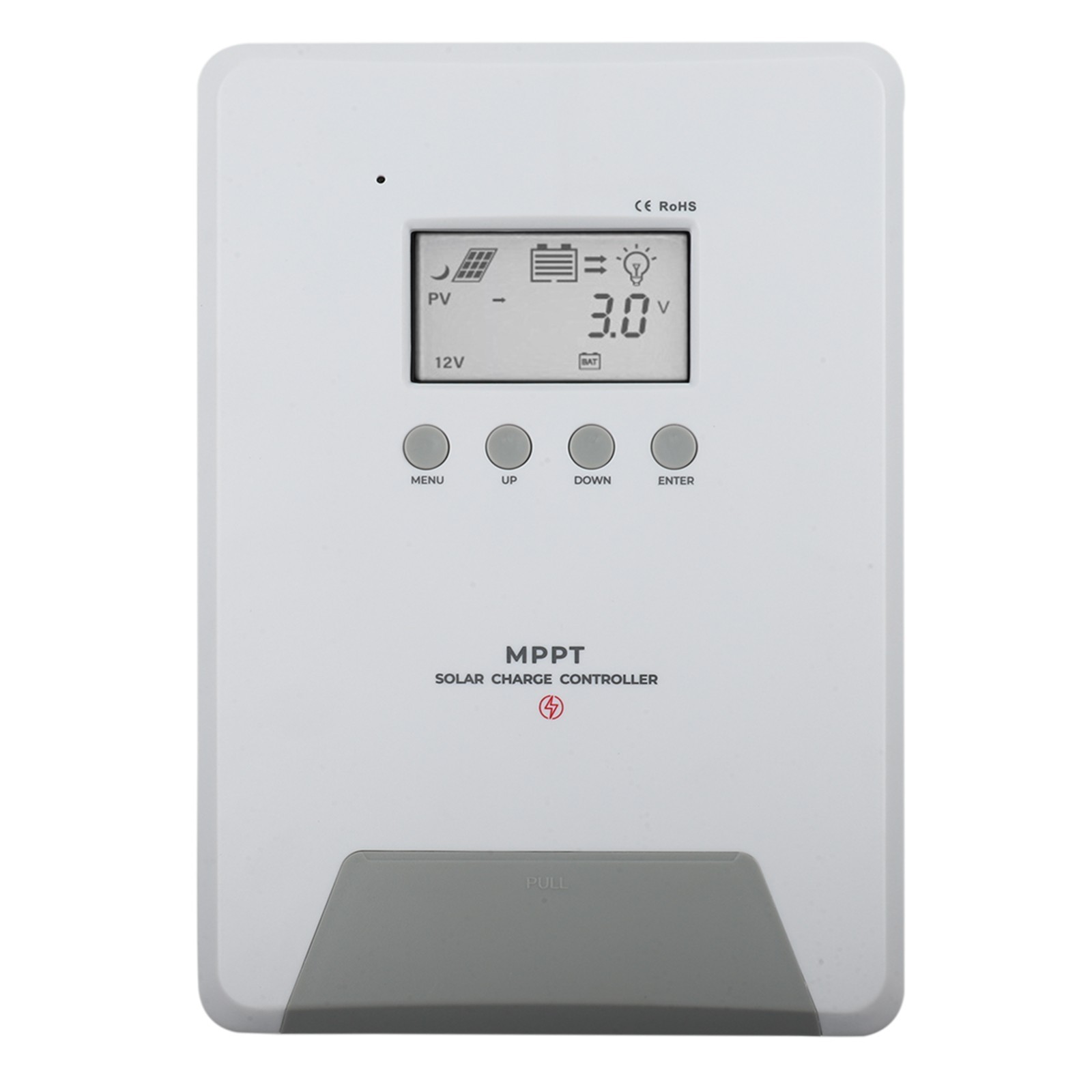 60A Solar Regulator Low Heat Generation Multiple Battery Compatibility