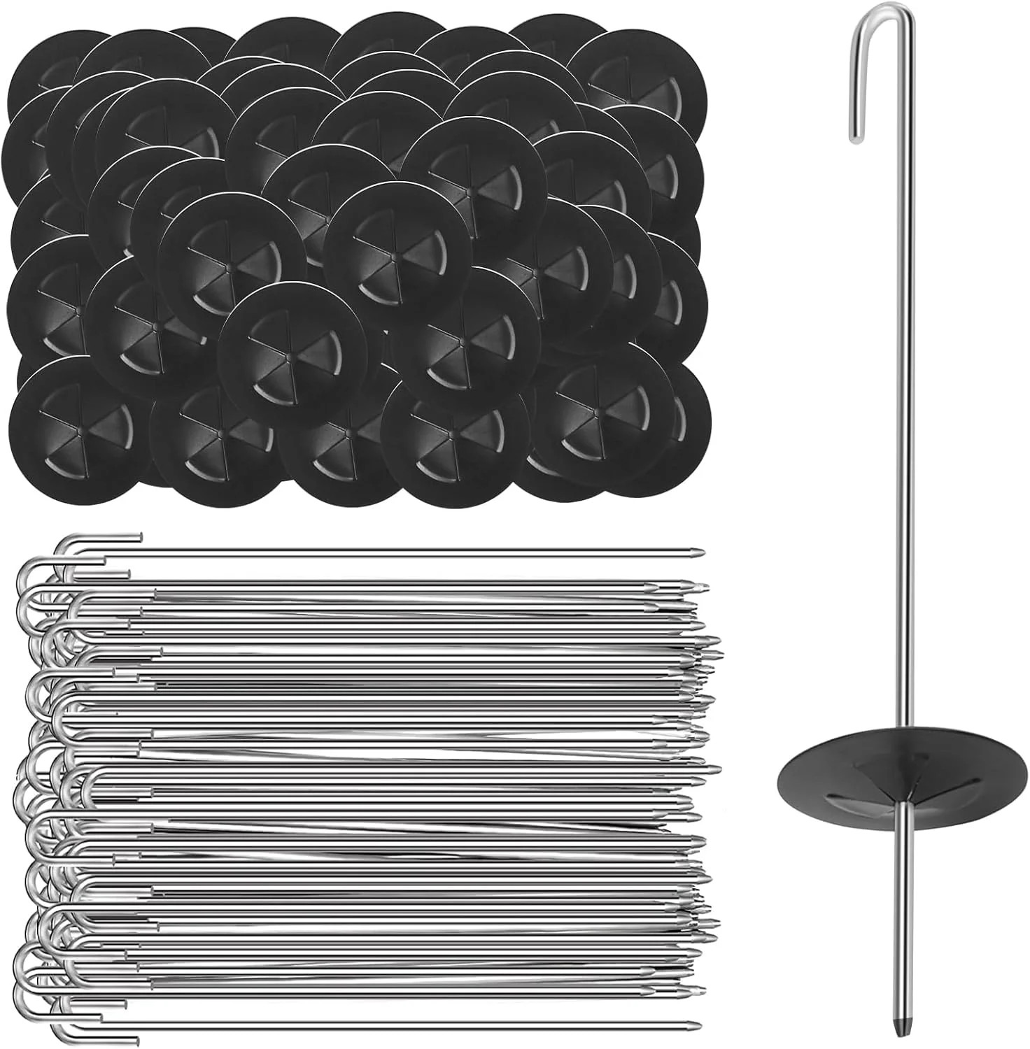 Solar Panel Bird Guard Fasteners Clips,200 Sets Critter Guard Clips for Attachin