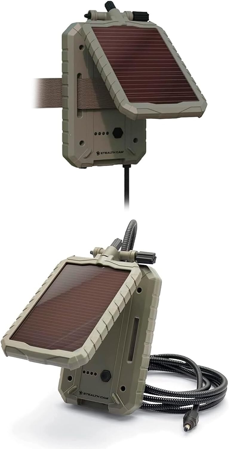 Durable Sol-Pak Solar Battery Pack 12V Solar Power Panel Rechargeable Battery
